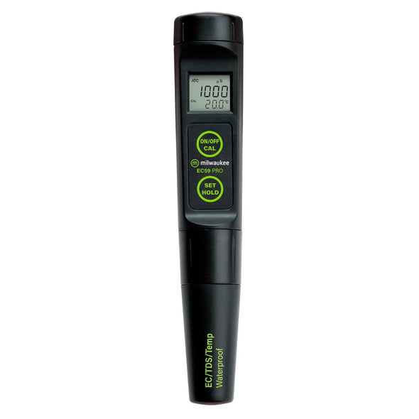 Milwaukee EC59 PRO Waterproof 3-in-1 Conductivity / TDS & Temperature Tester with Replaceable Probe
