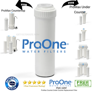 ProOne Promax Countertop and Under counter Replacement Water Filter