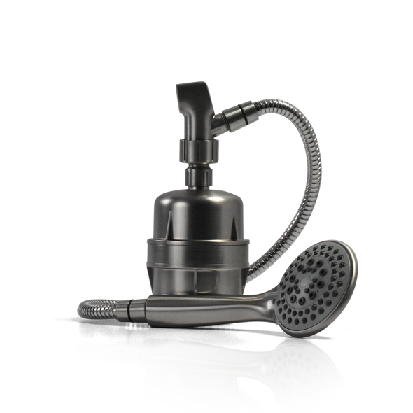 ProOne ProMax Brushed Nickel Plus Handheld Shower filter w/massage head & 6' hose
