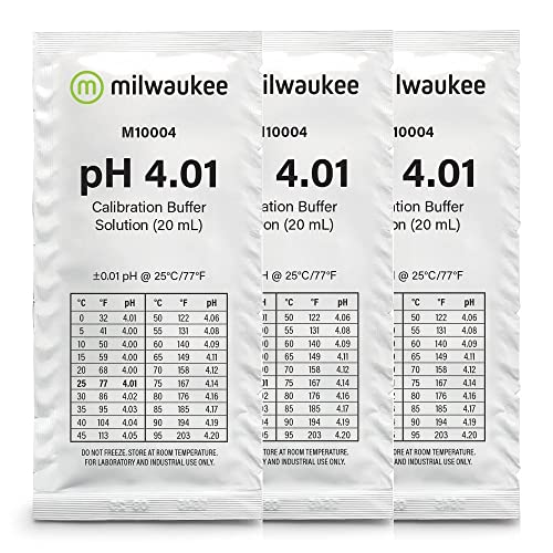 Milwaukee pH Tester Calibration 4.01 Solution - Lot of 3