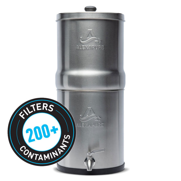 Alexapure Pro Water Filtration plus Stainless Steel Stand