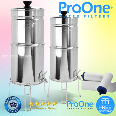 ProOne GRAVITY Polished water filter System(Traveler Plus, Big plus)