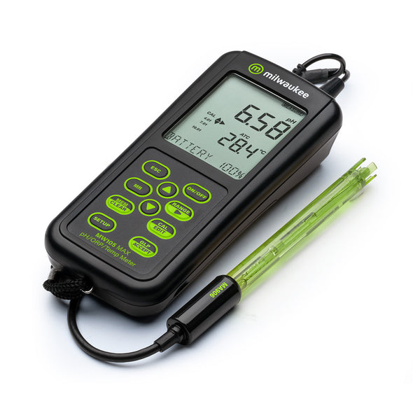 Milwaukee MW105 MAX Waterproof pH/ORP/Temp Portable Meter