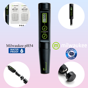 Milwaukee pH54 Waterproof pH Tester with Replaceable Probe