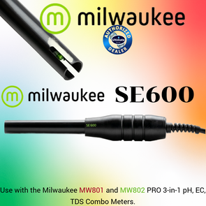 Milwaukee SE600 Lab Grade Combo pH / EC / TDS Probe
