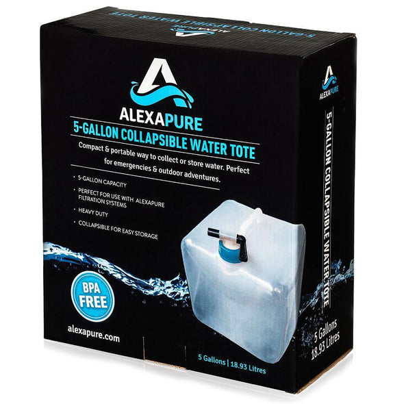alexapure 5-gallon collapsible water container