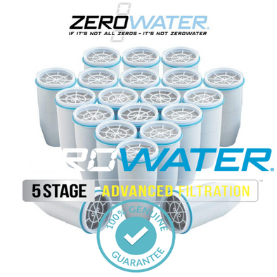 Zero Water Genuine Replacement Filter For Pitchers & Dispenser (20 Pack)