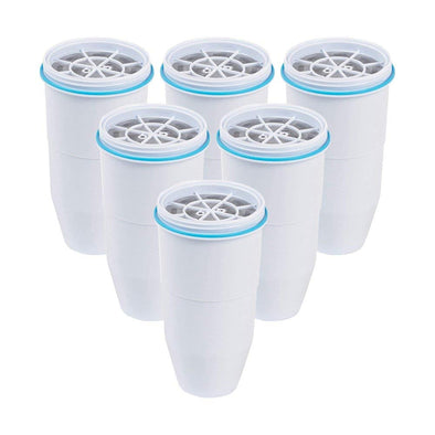 Zerowater 6 Pack Genuine Replacement Pitcher Filter For ZeroWater Pitchers & Dispenser