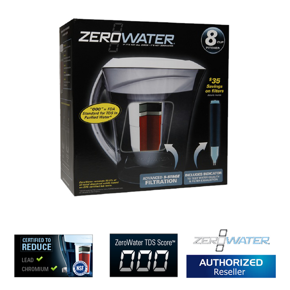 ZeroWater  Dispenser / pitcher (23 Cup, 10 Cup, 8 Cup, 6 Cup)get-ultimate-now.myshopify.com