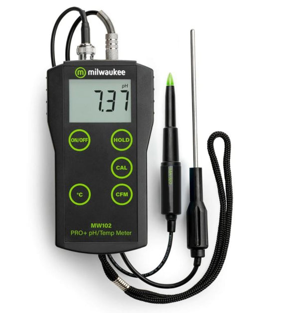 Milwaukee MW102-FOOD PRO+ 2-in-1 pH and Temperature Meter for Food