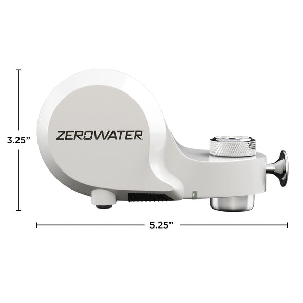 Zerowater extremelife faucet mount water filter system - White