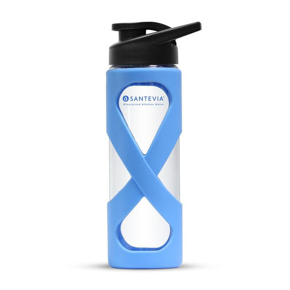 Santevia Glass Water Bottle-Blue