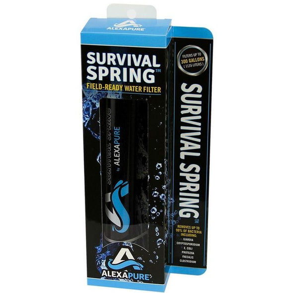 Alexapure Survival Spring Personal Water Filter (4 pack)