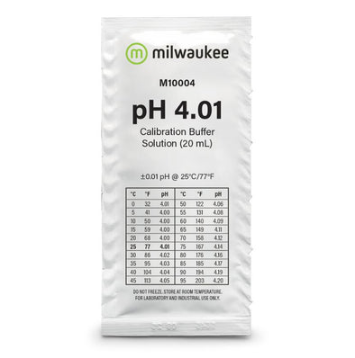 Milwaukee M10004 pH 4.01 Calibration Solution Sachet-(20 ml)