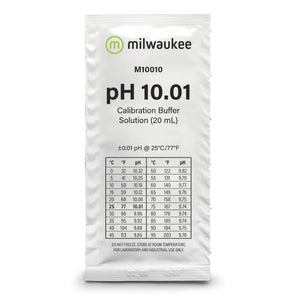 Milwaukee M10010 pH 10.01 Calibration Solution Sachet 20 ml
