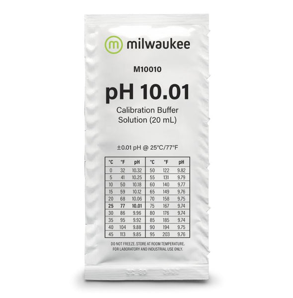 Milwaukee M10010 pH 10.01 Calibration Solution Sachet 20 ml