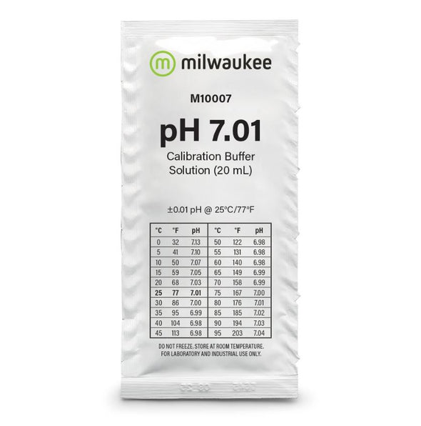 Milwaukee M10007 pH 7.01 Calibration Solution Sachet (20 ml)