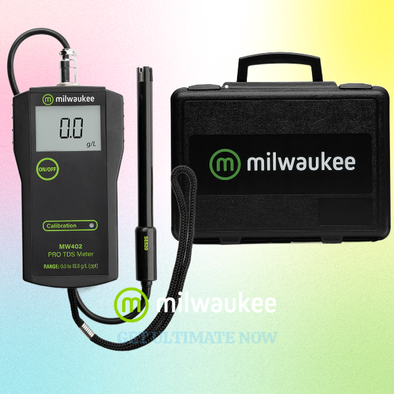 Milwaukee MW402 PRO High Range Total Dissolved Solids Meter with Hard Carrying Case