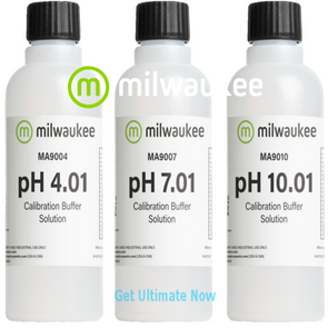Milwaukee pH Calibration Solution combo pack (pH 4.01, pH7.01,& pH 10.01)