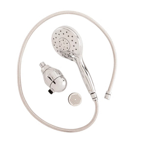 Hand-held filtered shower head with magnetic base by culligan
