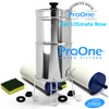 ProOne Traveler Plus Polished with 2-ProOne G2.0 7 inch filter and stand