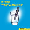 Zerowater 40-Cup Glass Dispenser & 4 Replacement Filter Combo